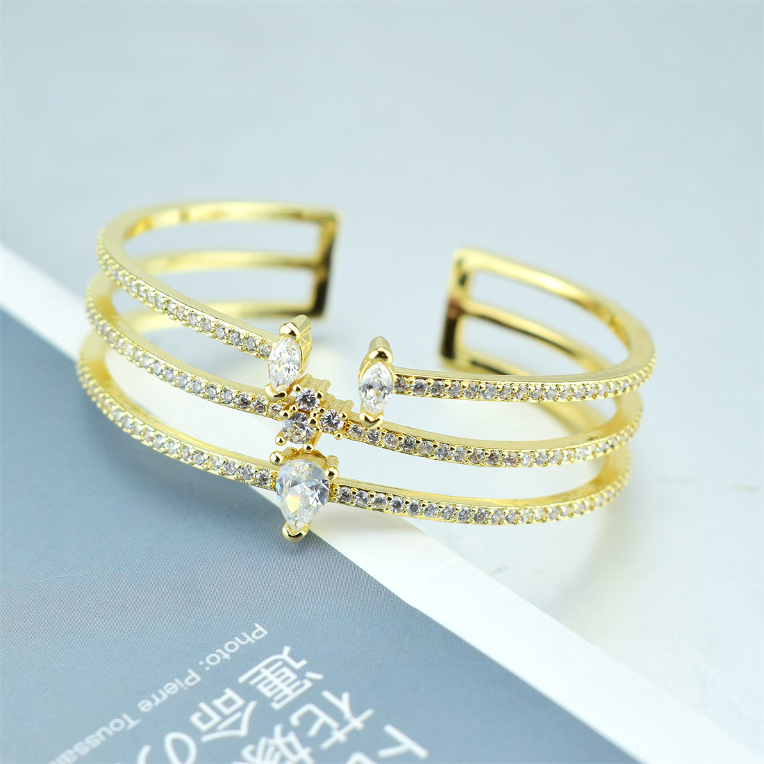 2021 Europe and the United States cross-border new zircon bracelet manufacturers direct sales cross-border
