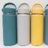 Single-color powder-coated insulated cup -550ml