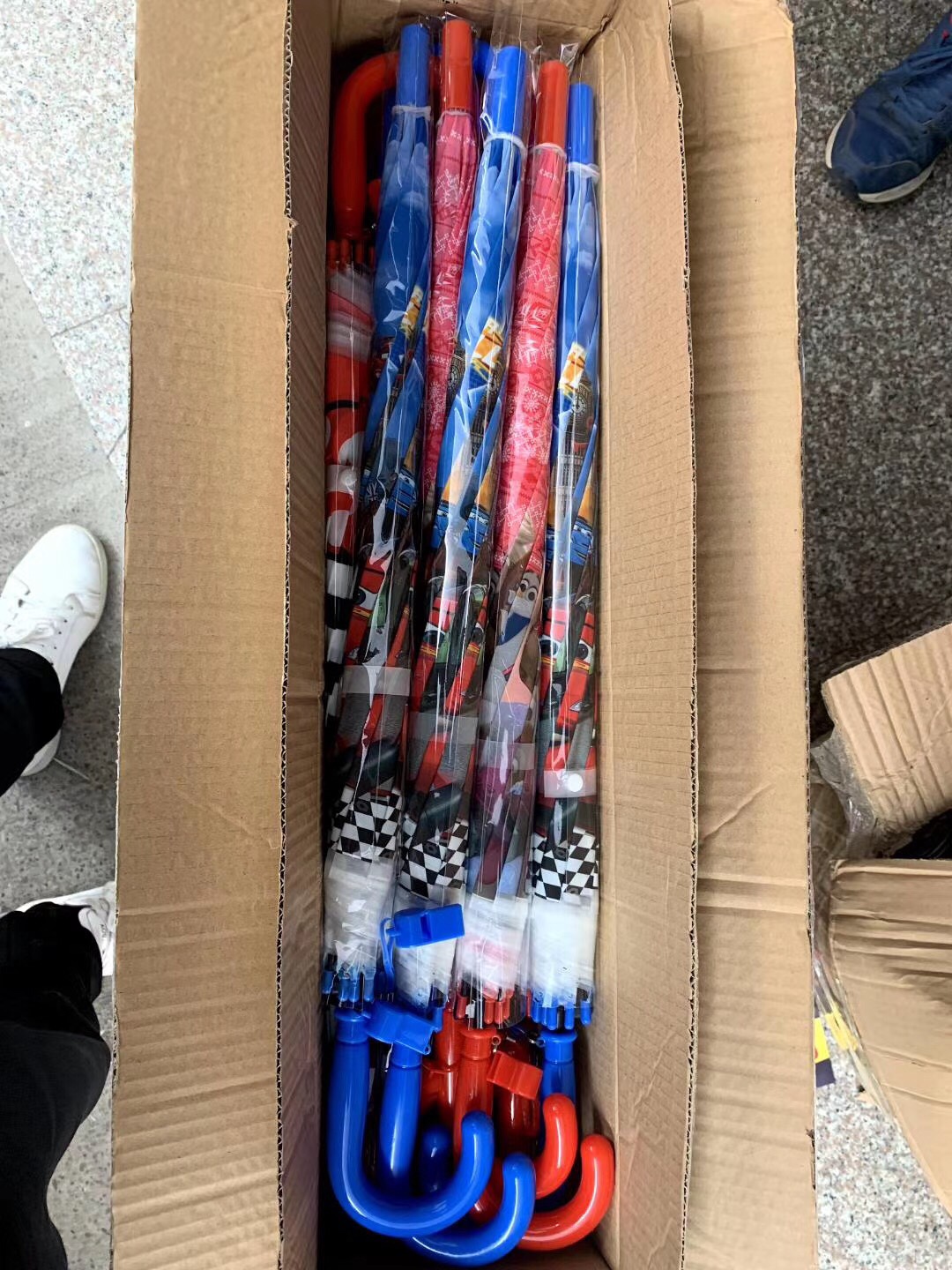 Children's Cartoon Umbrella Long Handle Umbrella Lovely Shade Rain Umbrella Specification drawing