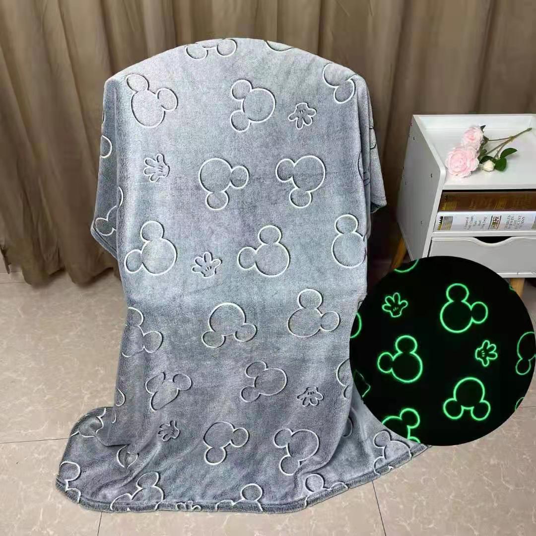 Luminous flannel blanket, luminous at night, 230GSM, 150*200cm size, custom-made detail image 14