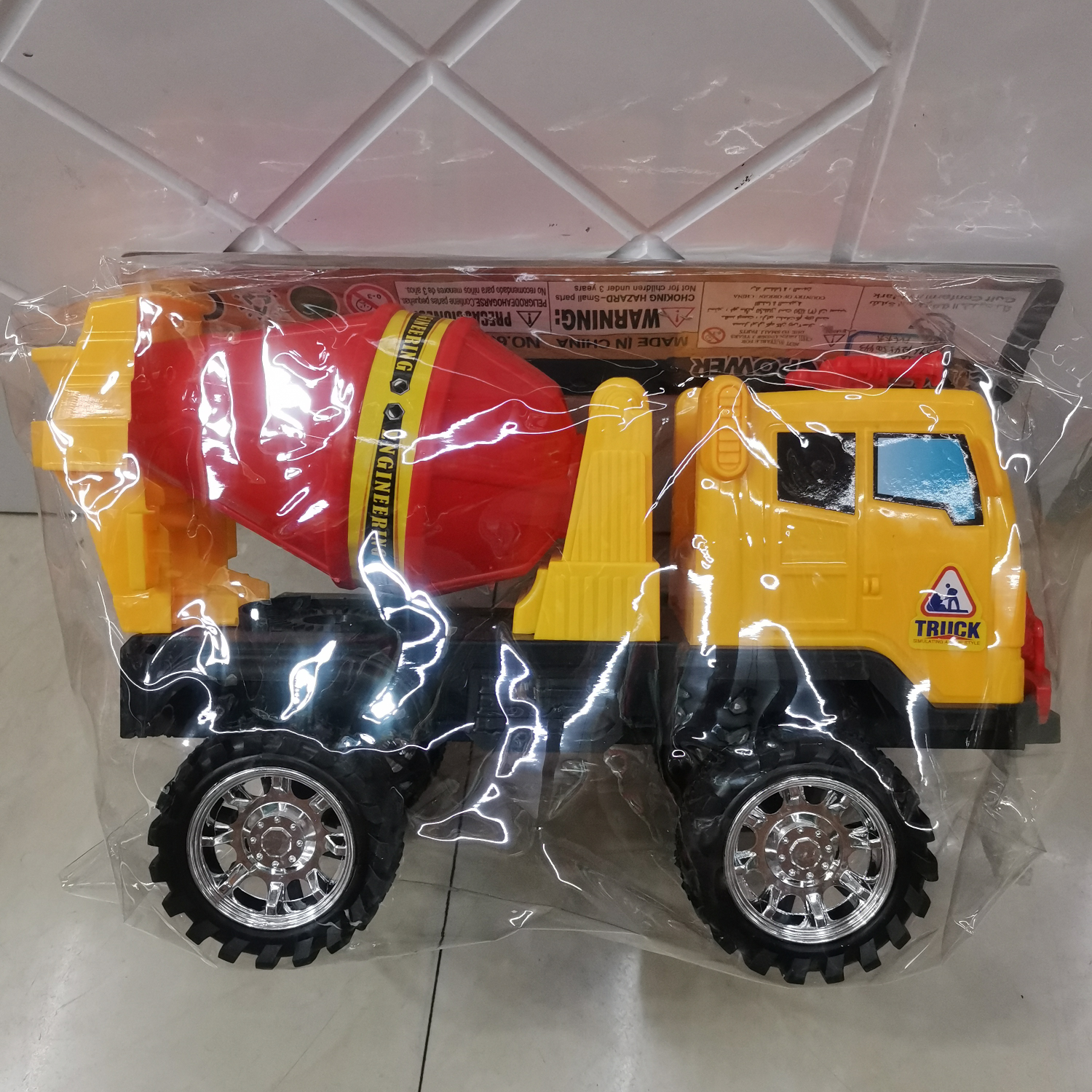 塑料玩具混凝土工程车玩具