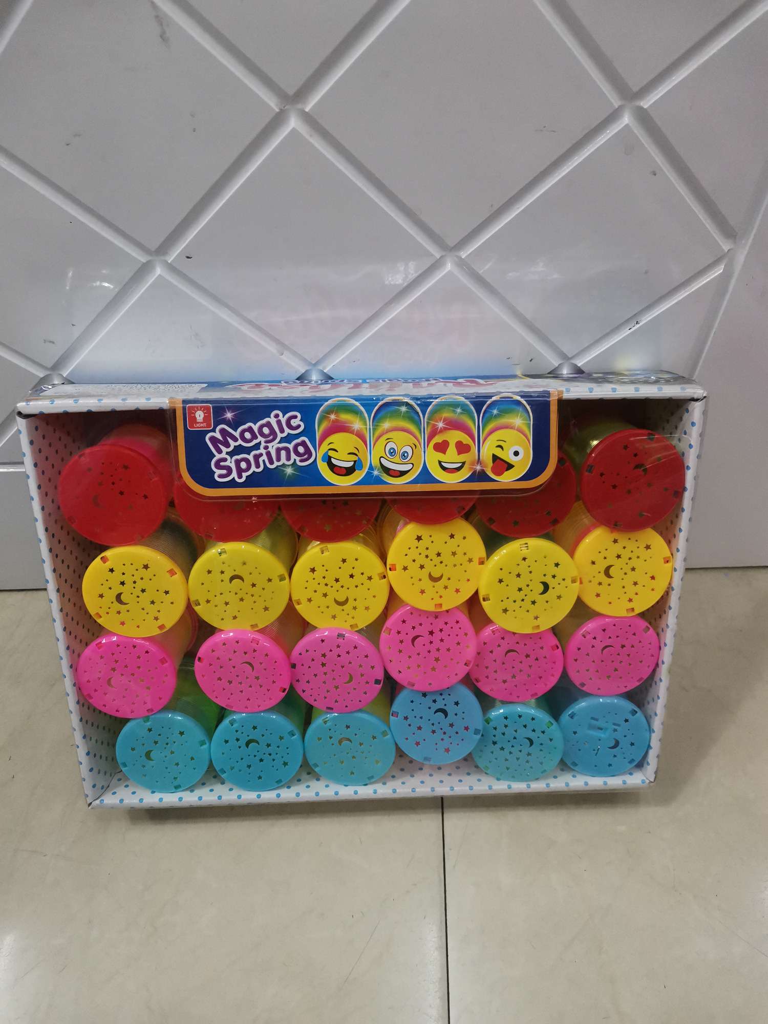 塑料玩具5*5*6彩虹圈星星月亮小号彩虹圈产品图