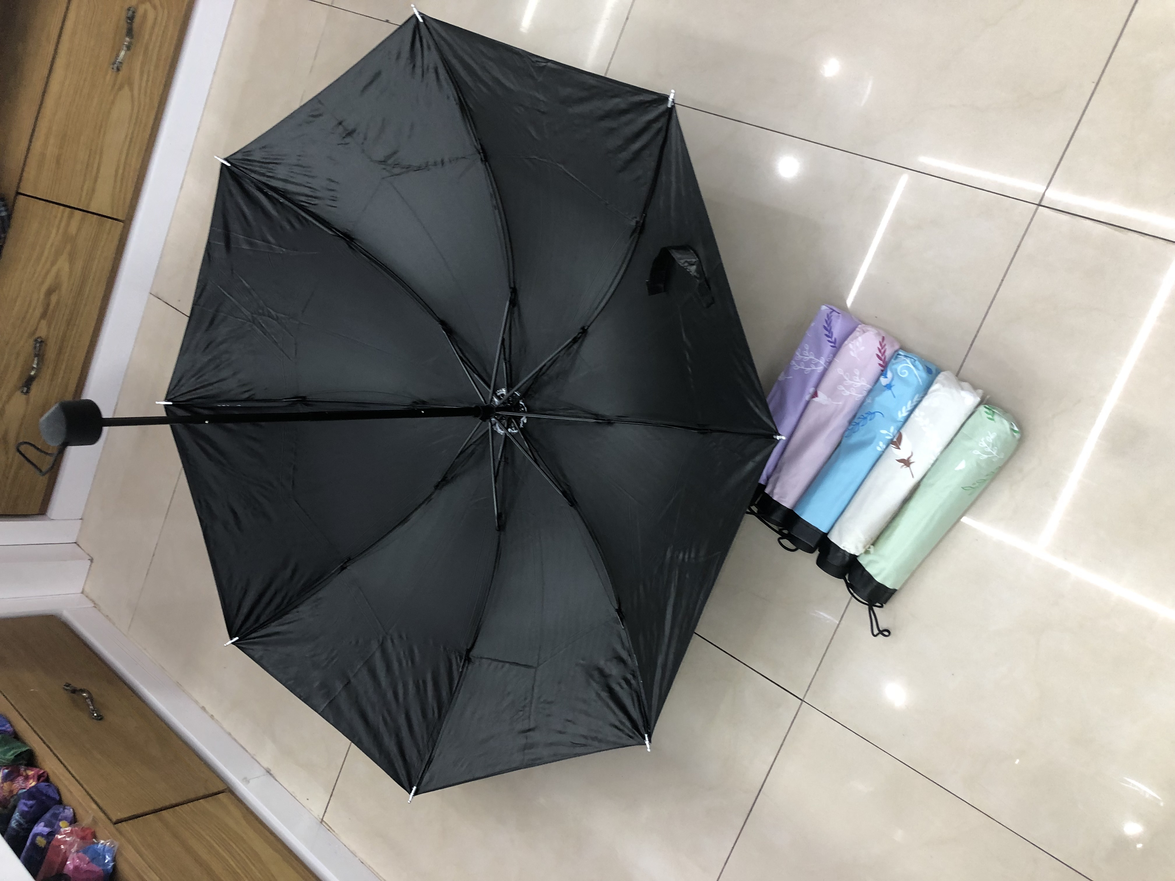 Vinyl Suntan Umbrella Specification drawing