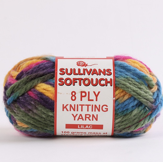 Factory direct supply of piece-dyed coarse woolen yarn for scarves, hand-knitted outer sleeve yarn balls, DIY handmade crochet yarn for sweaters, woolen yarn materials
