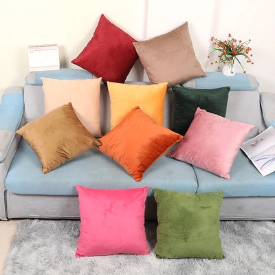 Supply domestic and foreign trade crystal super soft pillow sofa cushion bed back floor cushion manufacturers wholesale thumbnail