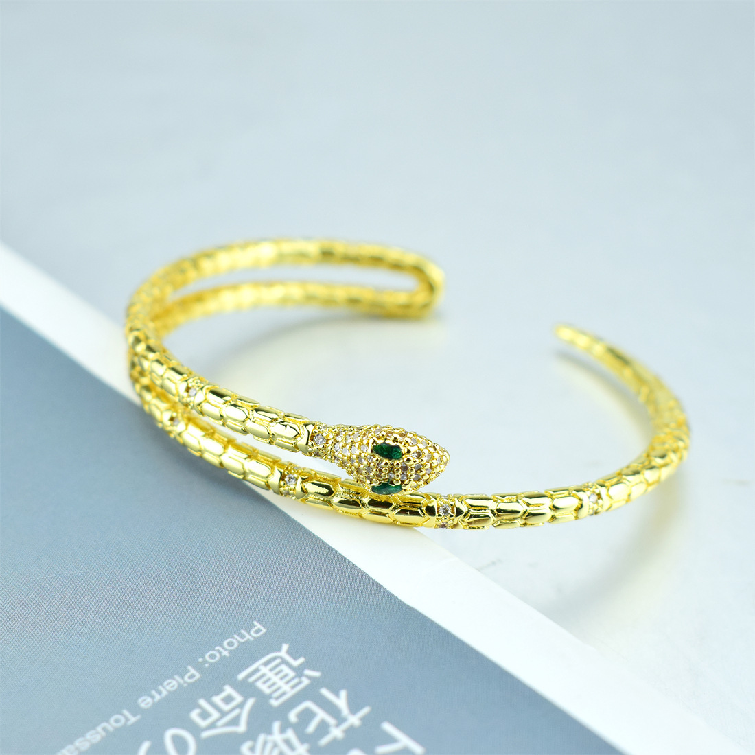 Zircon snake bracelet Devil's Eye Bracelet Evil Eye Mom bracelet