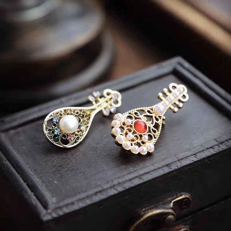 Chinese fashion trend temperament socialite noble luxury big-name earrings