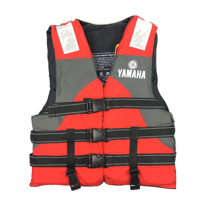 大浪时代厂家直销潜水衣救生衣辅助装备泳衣成人救生衣红色雅马哈YAMAHA图