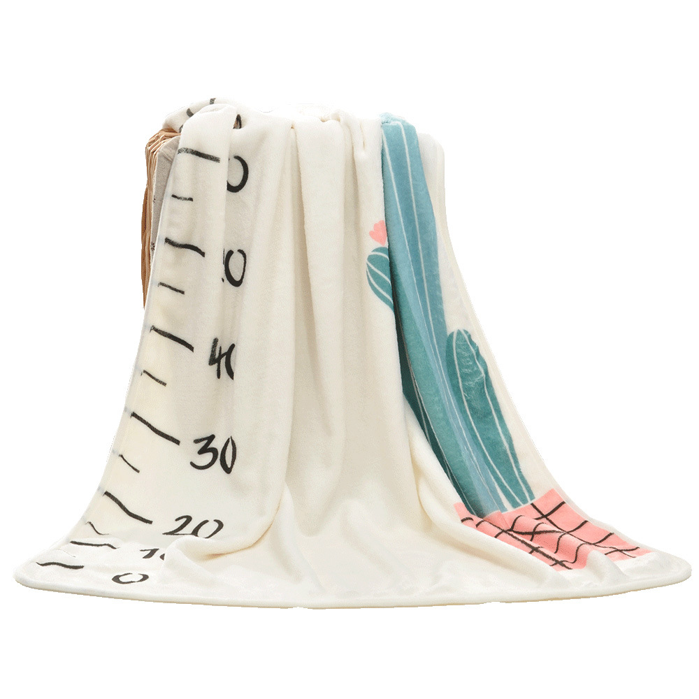 Calendar blanket Flannel month photo blanket Baby Commemorative blanket Milestone blanket Newborn photography blanket 70*102, 75*102cm Item Picture