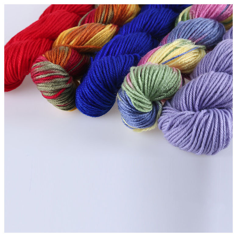 Direct sales and wholesale of cross-border best-selling products such as twisted acrylic yarn, hand-knitted segmentally dyed gradient yarn balls, and DIY crochet thread from the manufacturer detail image 4