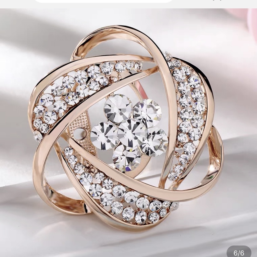 工厂直销跨境丝巾扣网红爆款推荐