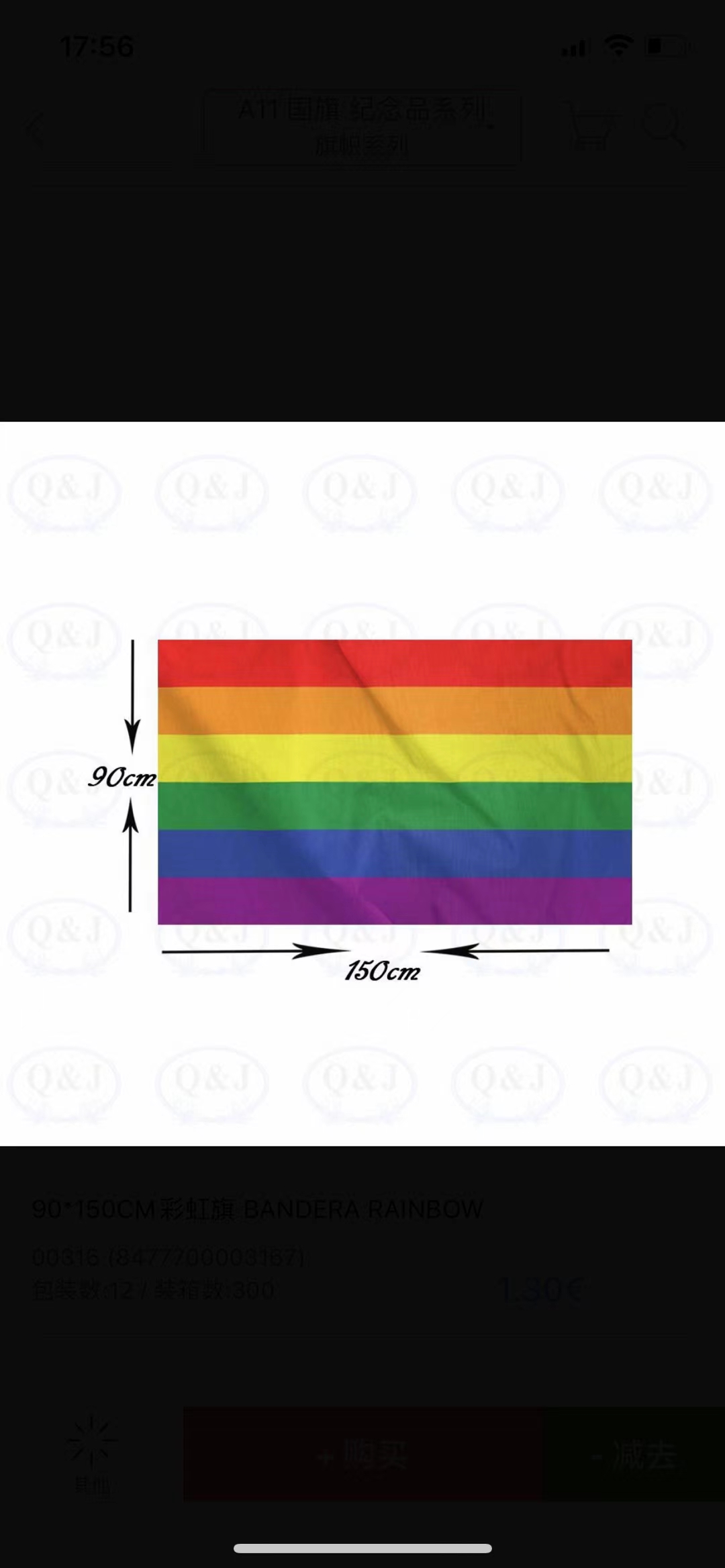 彩虹旗 同性恋旗详情1