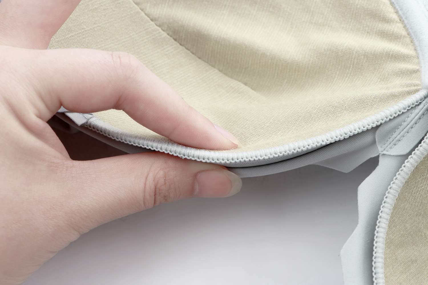 A wide shoulder and back close-in bra without steel rims, ice silk, and can be freely cut detail image 14
