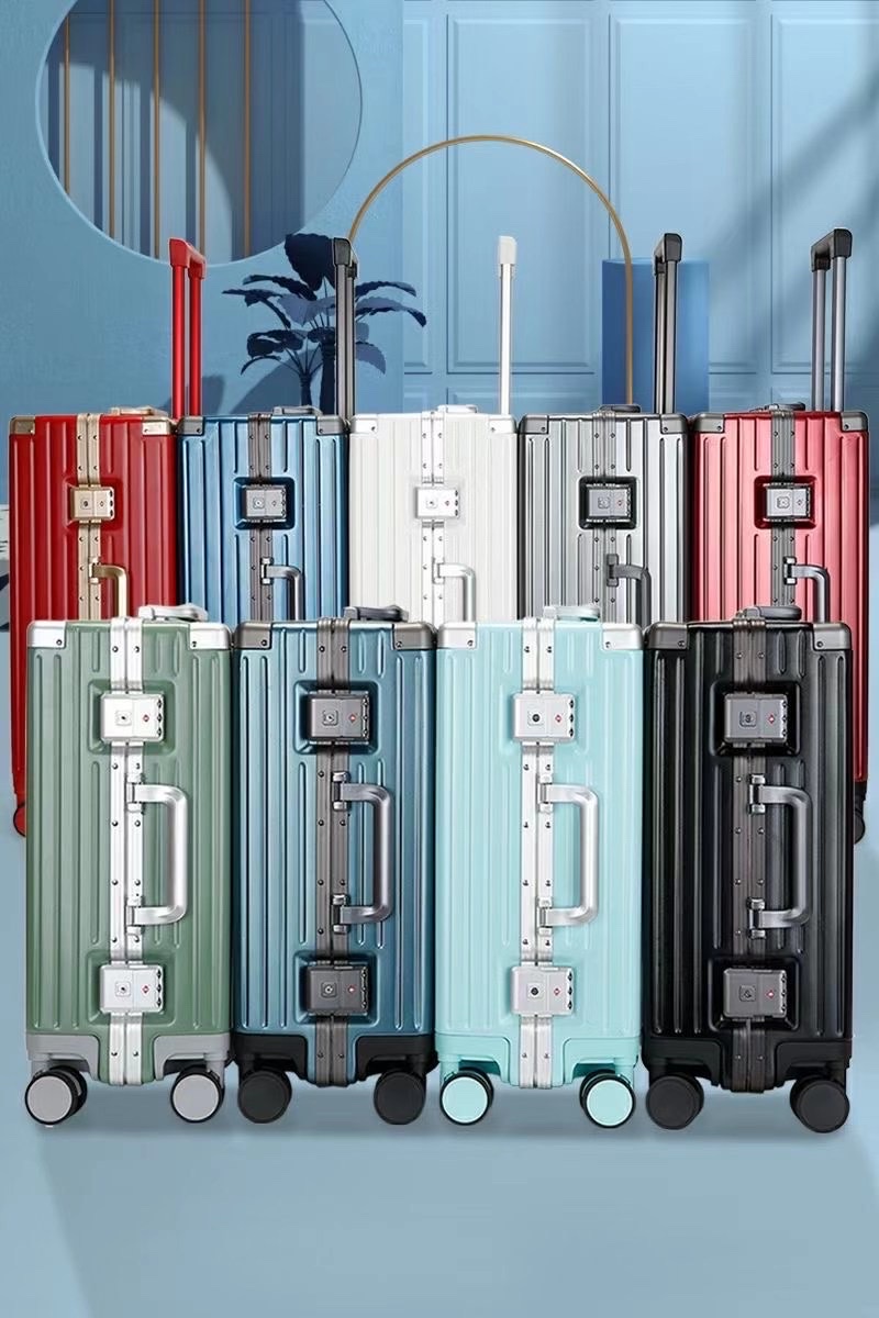 117异形框全铝合金拉杆，白底实物图