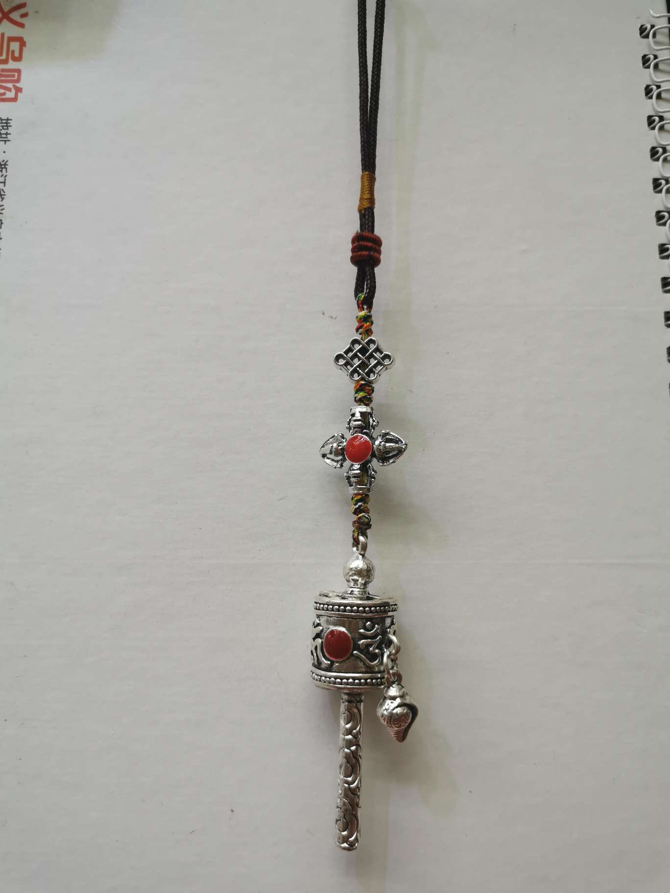 Heart-shaped cover, prayer wheel bag, waist tag details Picture