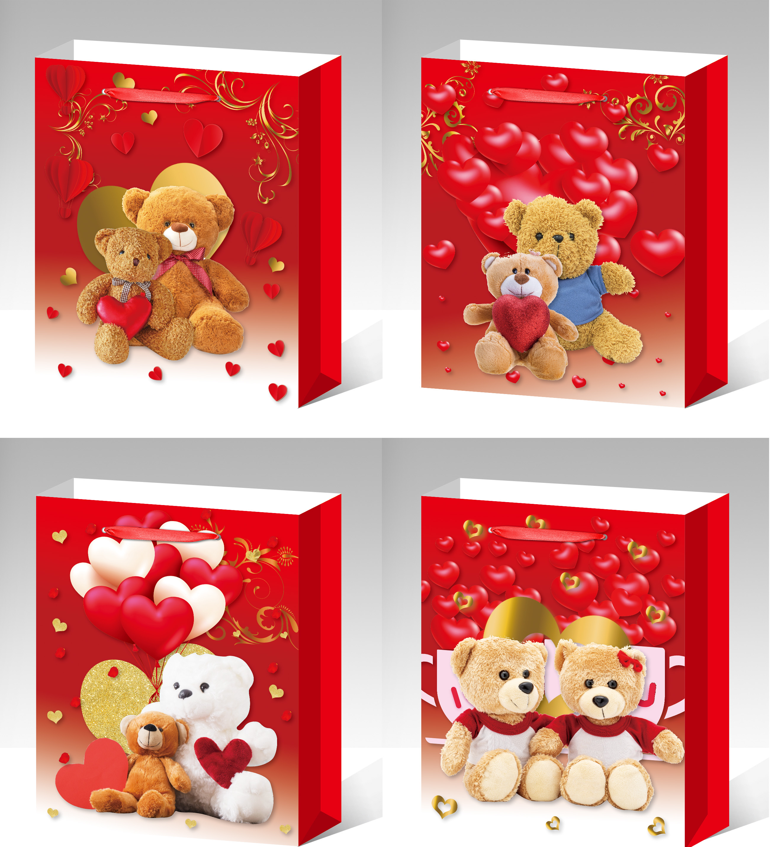 Birthday gift bags, hand-held gift paper bags, custom-made clothing packaging paper bags, wholesale food takeout packaging bags, customized Application Scenario