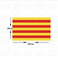 4号加泰罗尼亚区旗，西班牙区旗图