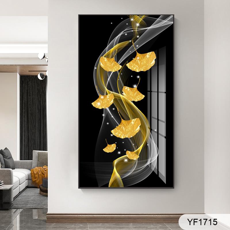 Light luxury abstract modern simple three-dimensional landscape scenery thousand-bird lattice porch