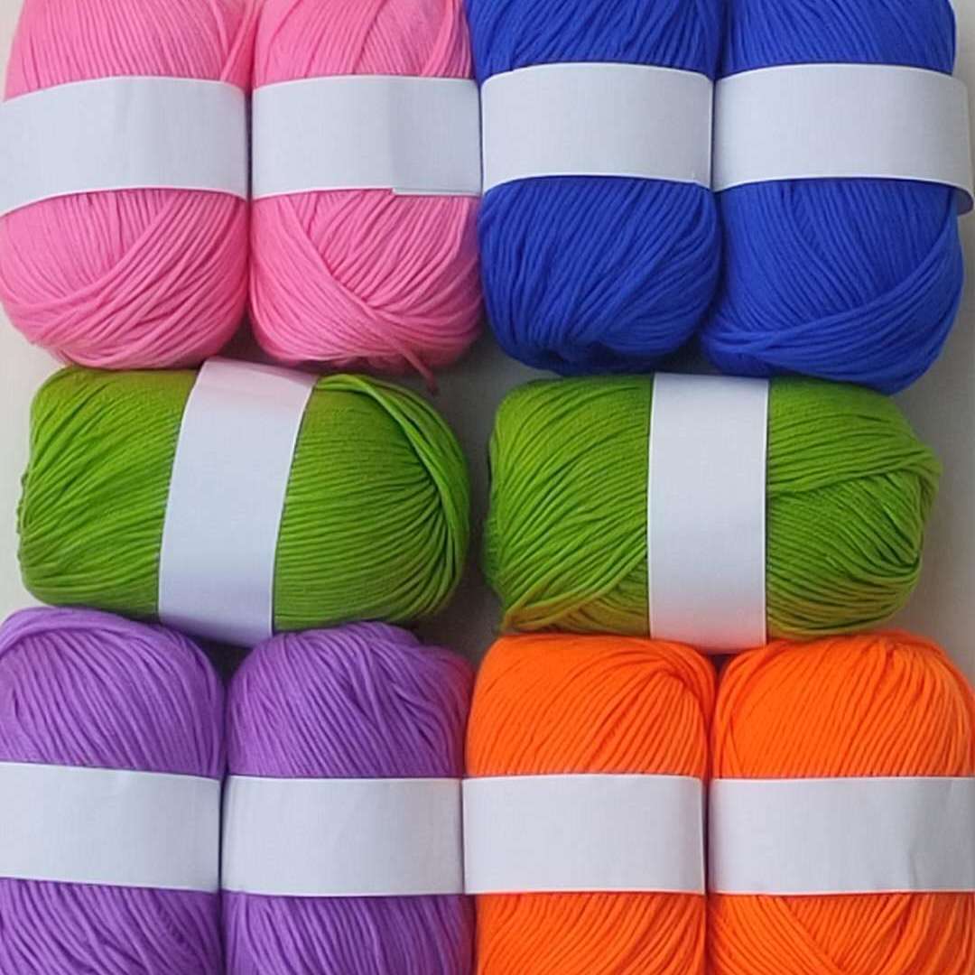 Baby wool handmade wool ball wool diy material bag hook shoe crochet doll wholesale 109