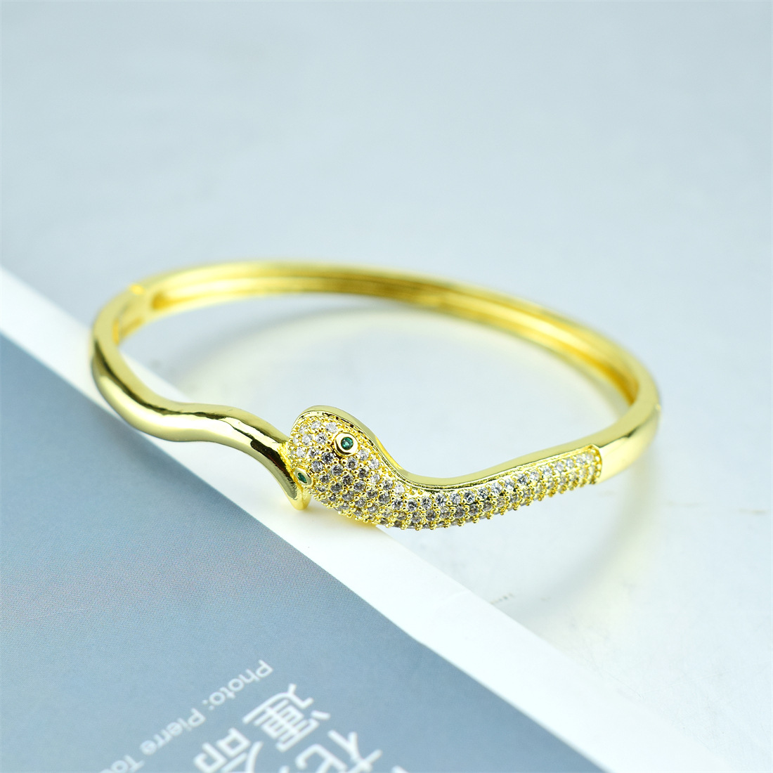 Zircon snake bracelet Devil's Eye bracelet