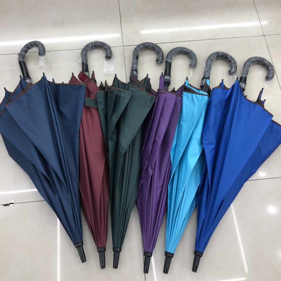 60Cm Vinyl Umbrella With Border