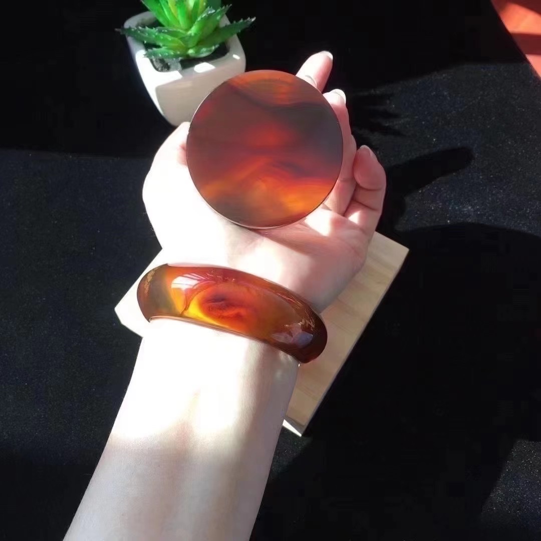 Blood Amber Bracelet 2 detail image 6