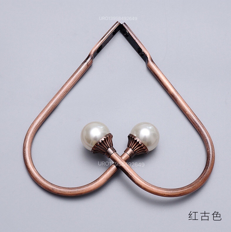 Crystal and  Pearl Curtain Tieback Hook Curtain 细节图