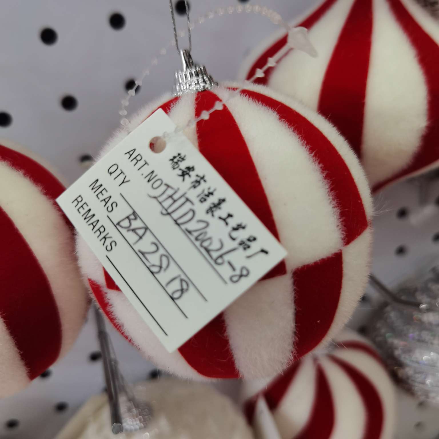 1012021 New Christmas Gifts, Christmas decorations, Christmas foam pendants detail image 2