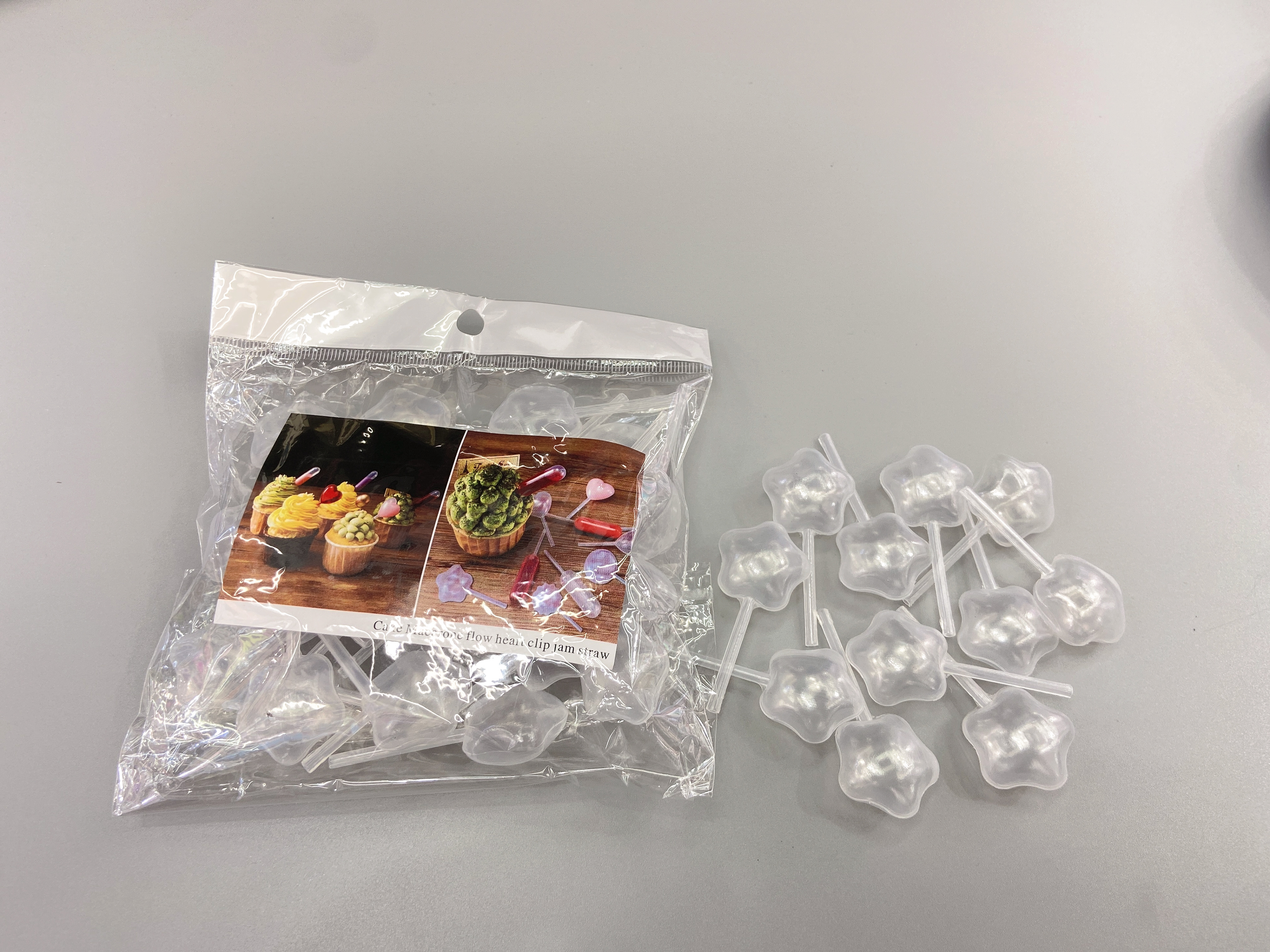 4ml 五角星⭐️马卡龙流心夹馅果酱吸管果汁挤酱西点装饰调味烘焙塑料滴管详情图1