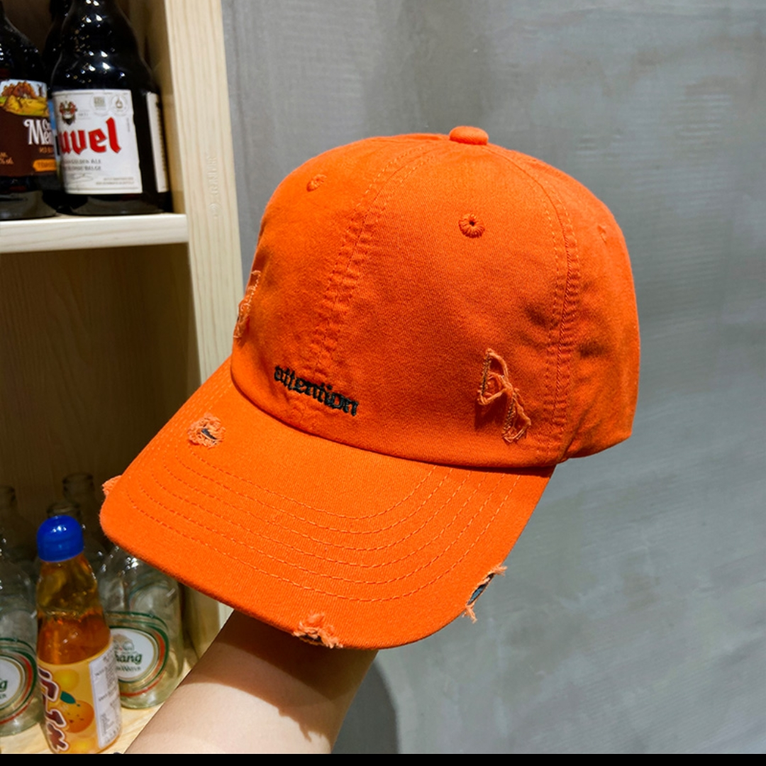 Cowboy cap children spring summer Korean version of all Instagram fashion soft top broken letter shade baseball cap male 2 thumbnail