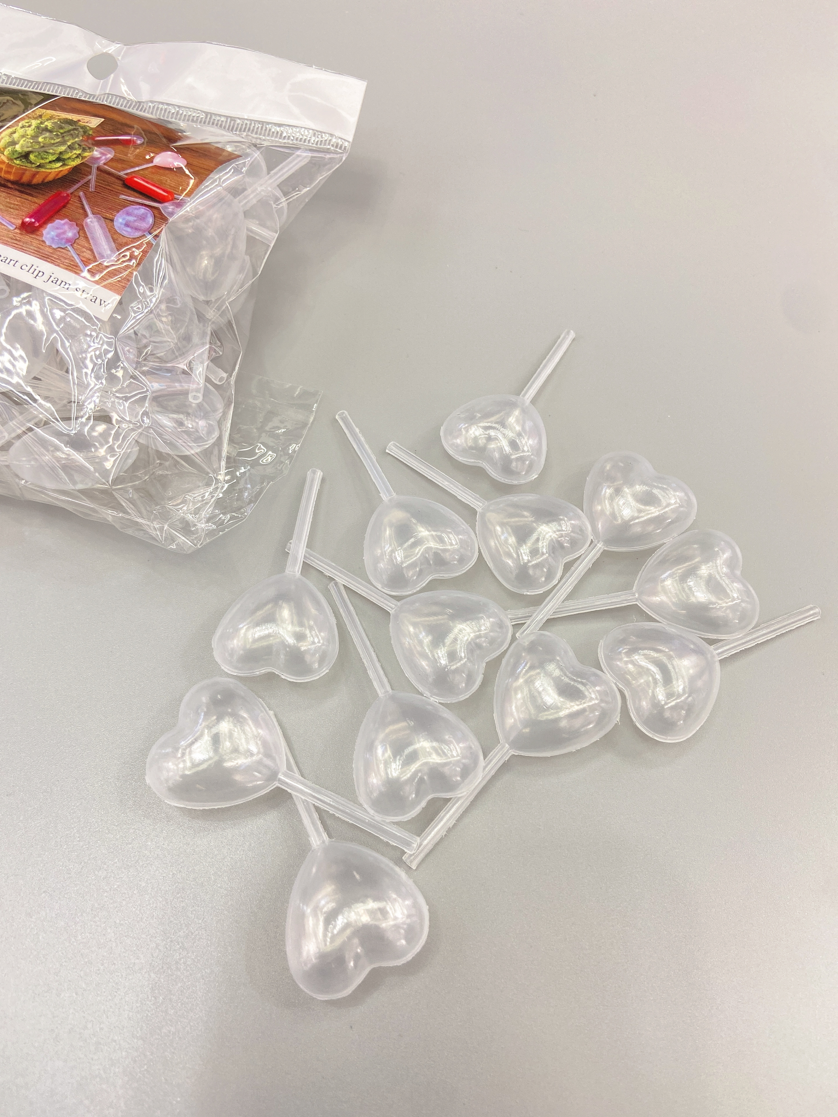 爱心马卡龙流心夹馅果酱吸管果汁挤酱西点装饰调味烘焙塑料滴管详情图1