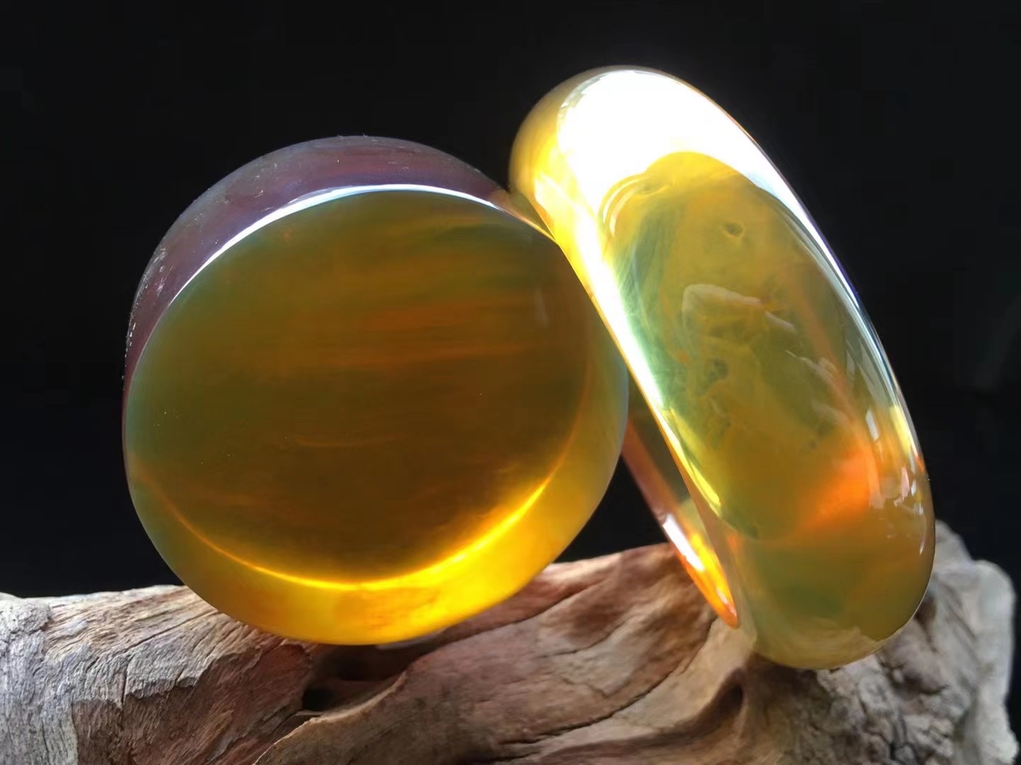 金棕宽镯详情图4