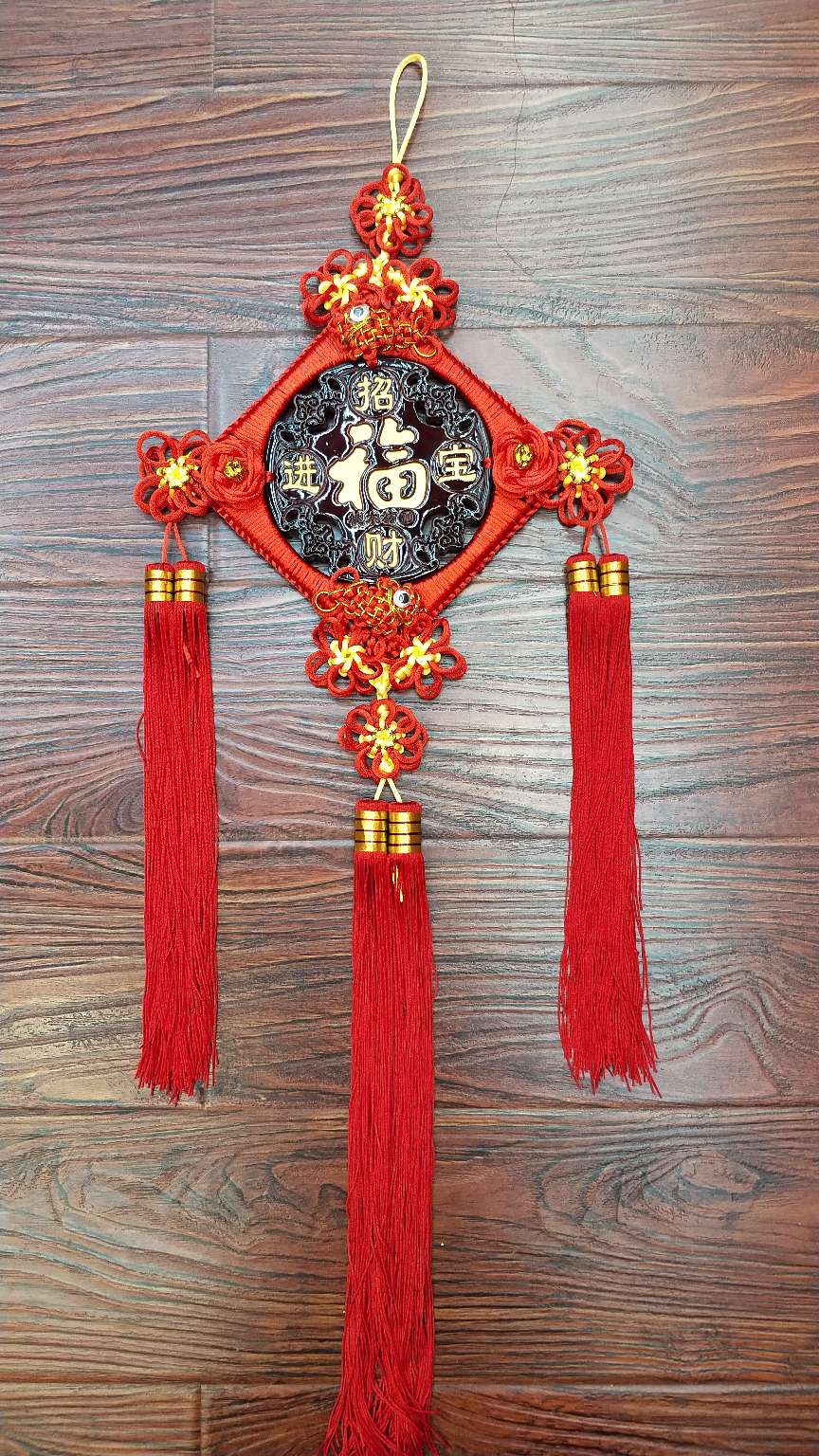 16 pieces of oil peach wood bring wealth and treasures detail image 1