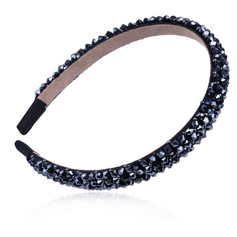 FLY1618 Korean Crystal Headband Face Wash Headband Adult Child Headband Cute fringe student hairpin Headband Female Headband