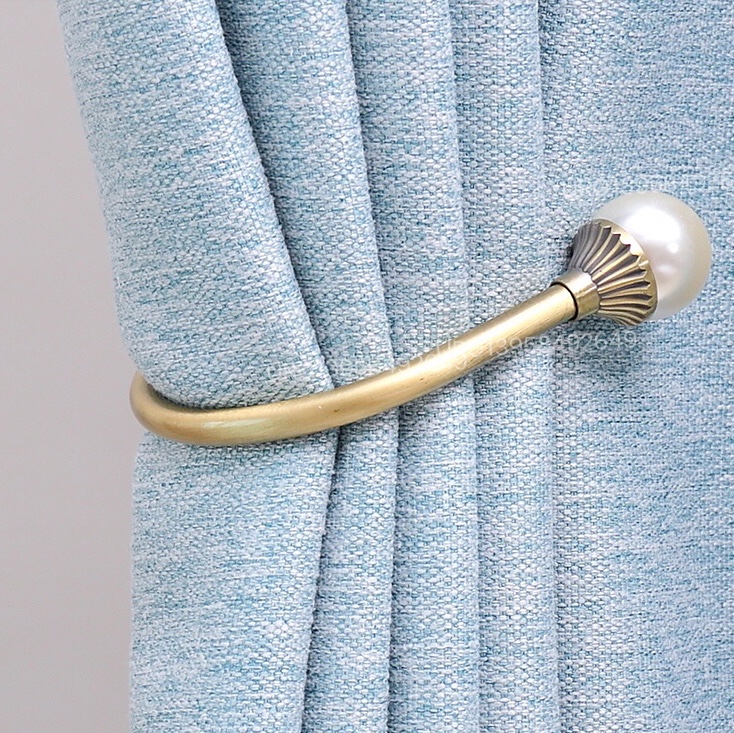 Crystal and  Pearl Curtain Hook Curtain Tieback Cli Curtai