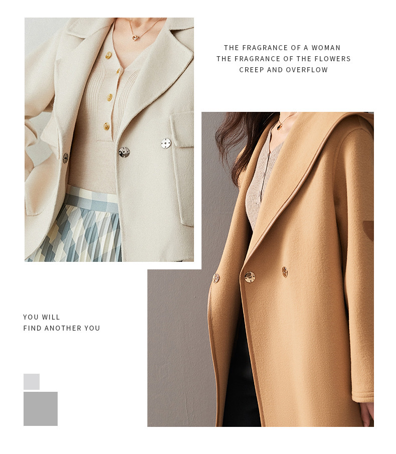 高档金属四眼暗扣羊绒大衣隐形扣手缝按扣时尚百搭摁扣外套纽扣女尼子大衣扣详情图4