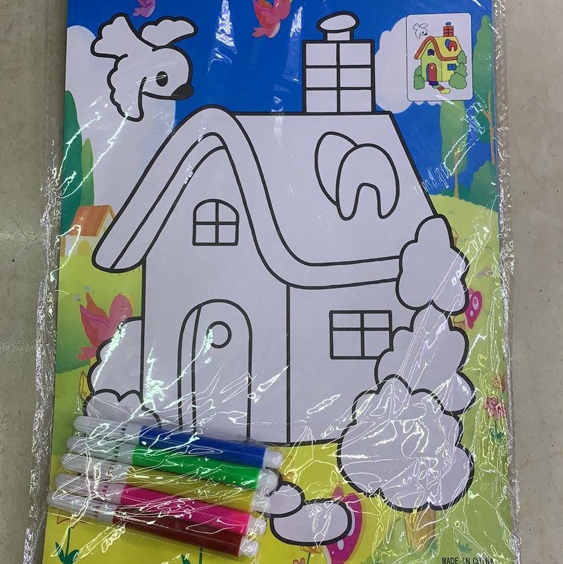 5色水彩笔套装画画儿童益智玩具详情图1