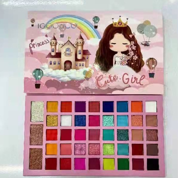 Factory direct sales of high-quality cartoon eye shadow