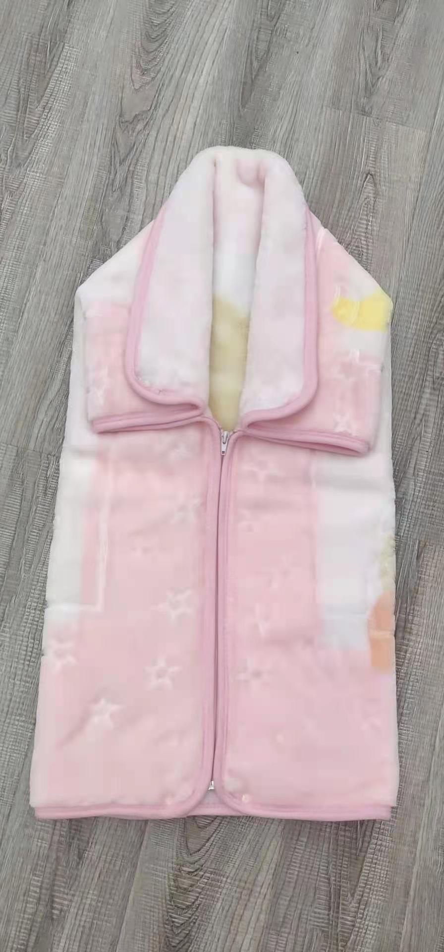 2021 Factory Direct Sales New Explosive Wholesale Children's Windstorm Blanket Zipper 80*90 Specification drawing