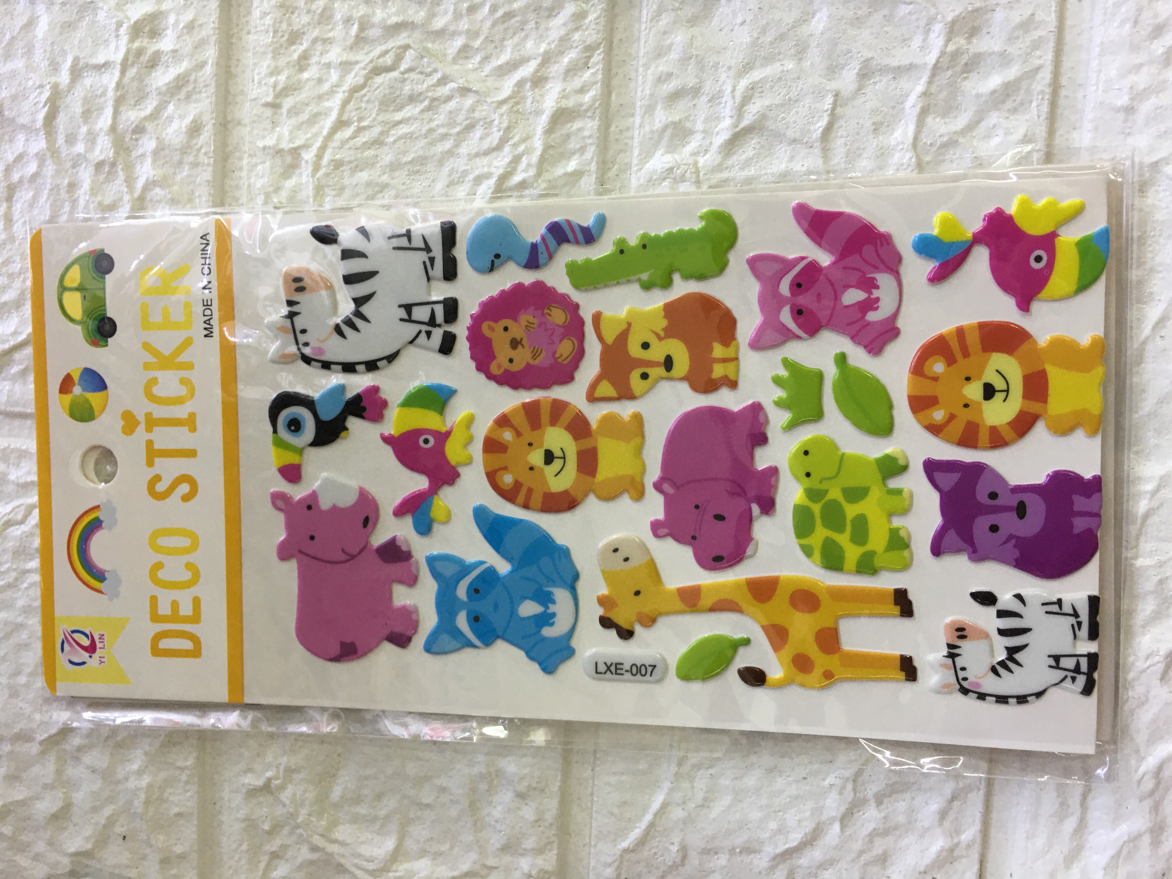 LXE Bubble Sticker -10 Specification image