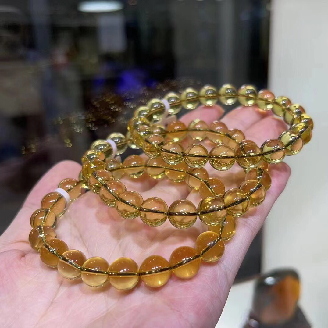 Mexican blue amber bracelet details Picture