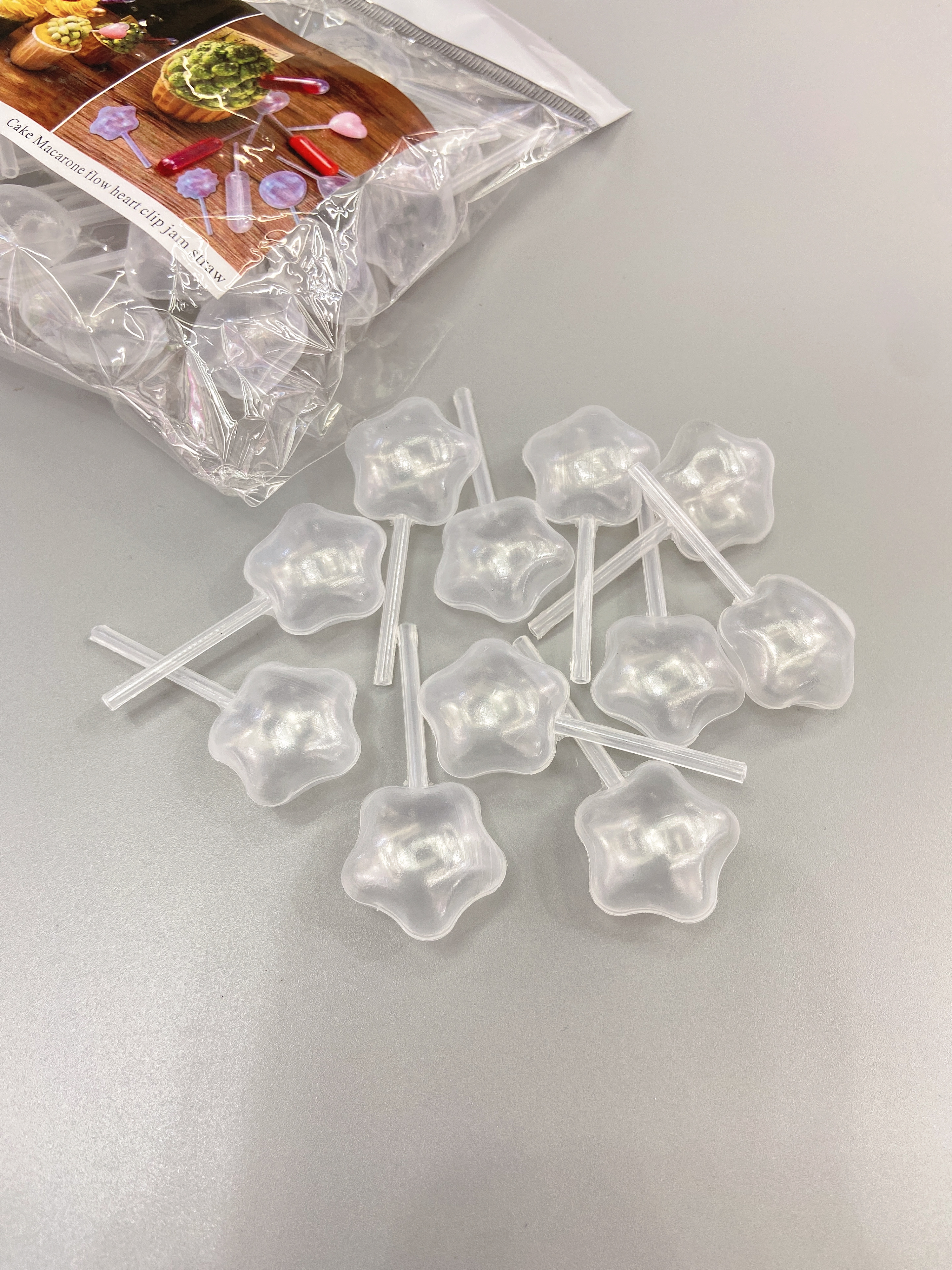 4ml 五角星⭐️马卡龙流心夹馅果酱吸管果汁挤酱西点装饰调味烘焙塑料滴管详情图2