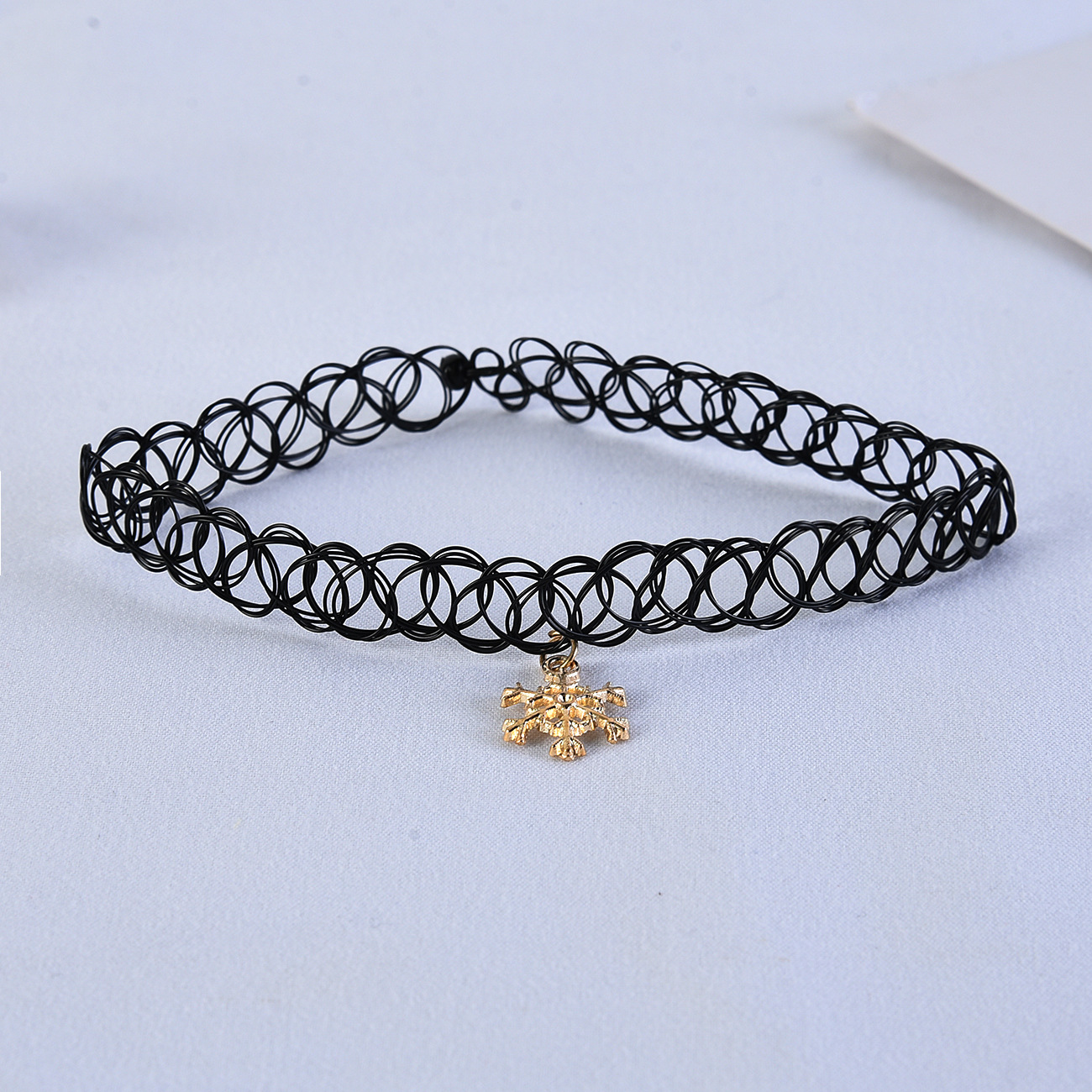 FLY1599 Creative Women's fishing line Tattoo Necklace, Korean version simple and fashionable creative handmade short piece jewelry, direct supply wholesale