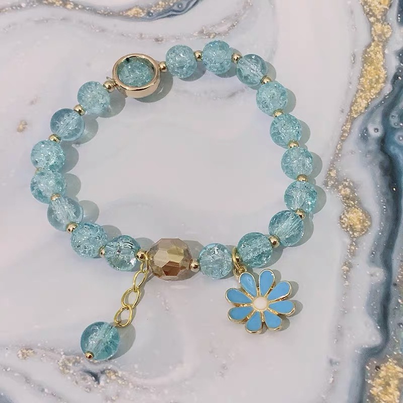 Little Daisy bracelet girl Mori bestie bestselling explosive crystal cold wind bracelet