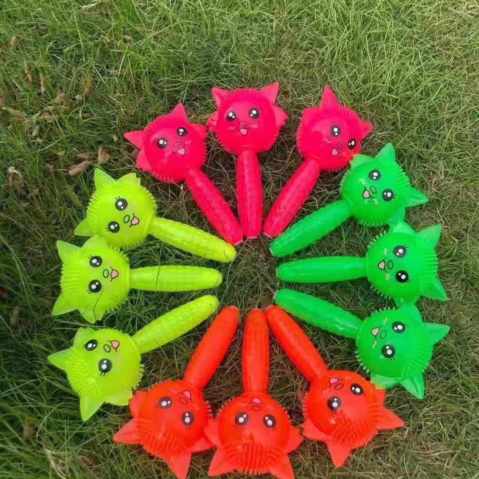 手柄阿狸公仔 闪光玩具