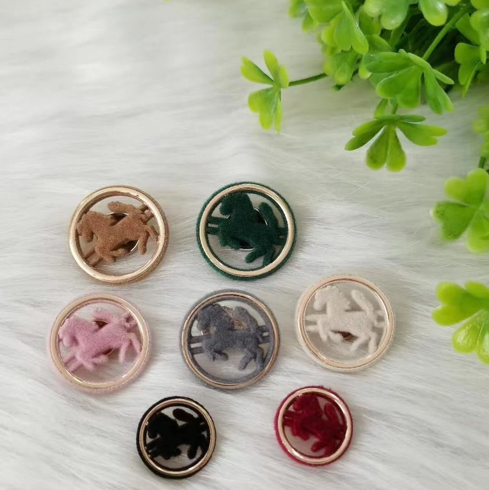 Nylon Decorative Buckle Plastic Nylon Combination Button Double Button Men's And Women's Casual Coat Trench Coat Sweater Coat Suit Button