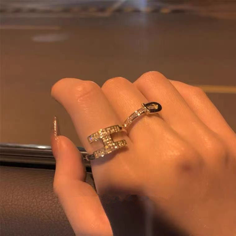 13—戒指女ins纯银几何重工多边形菱形小众设计嘻哈冷淡风简约指环详情图1