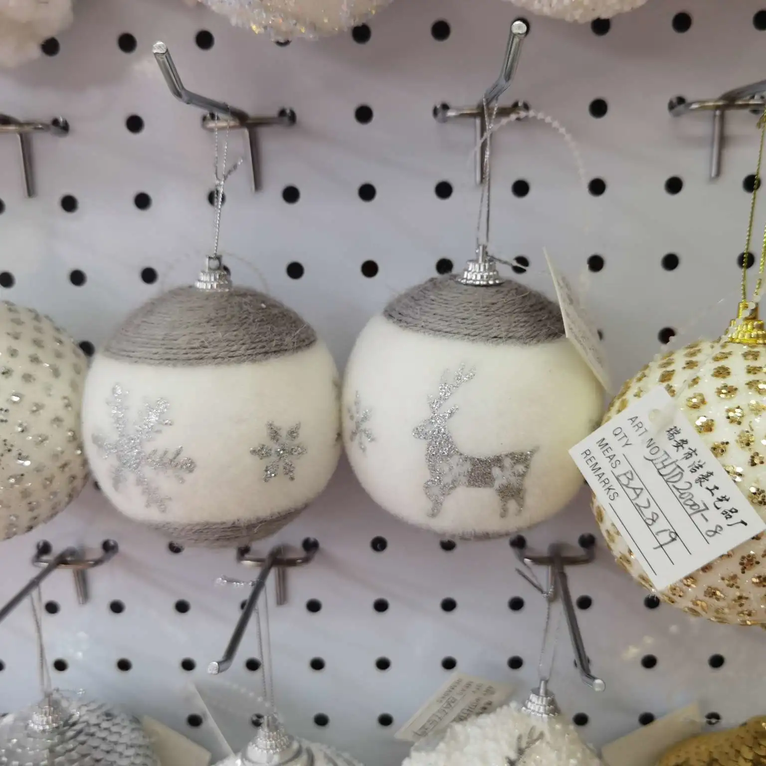 1002021 New Christmas Gifts, Christmas decorations, Christmas foam pendants detail image 4