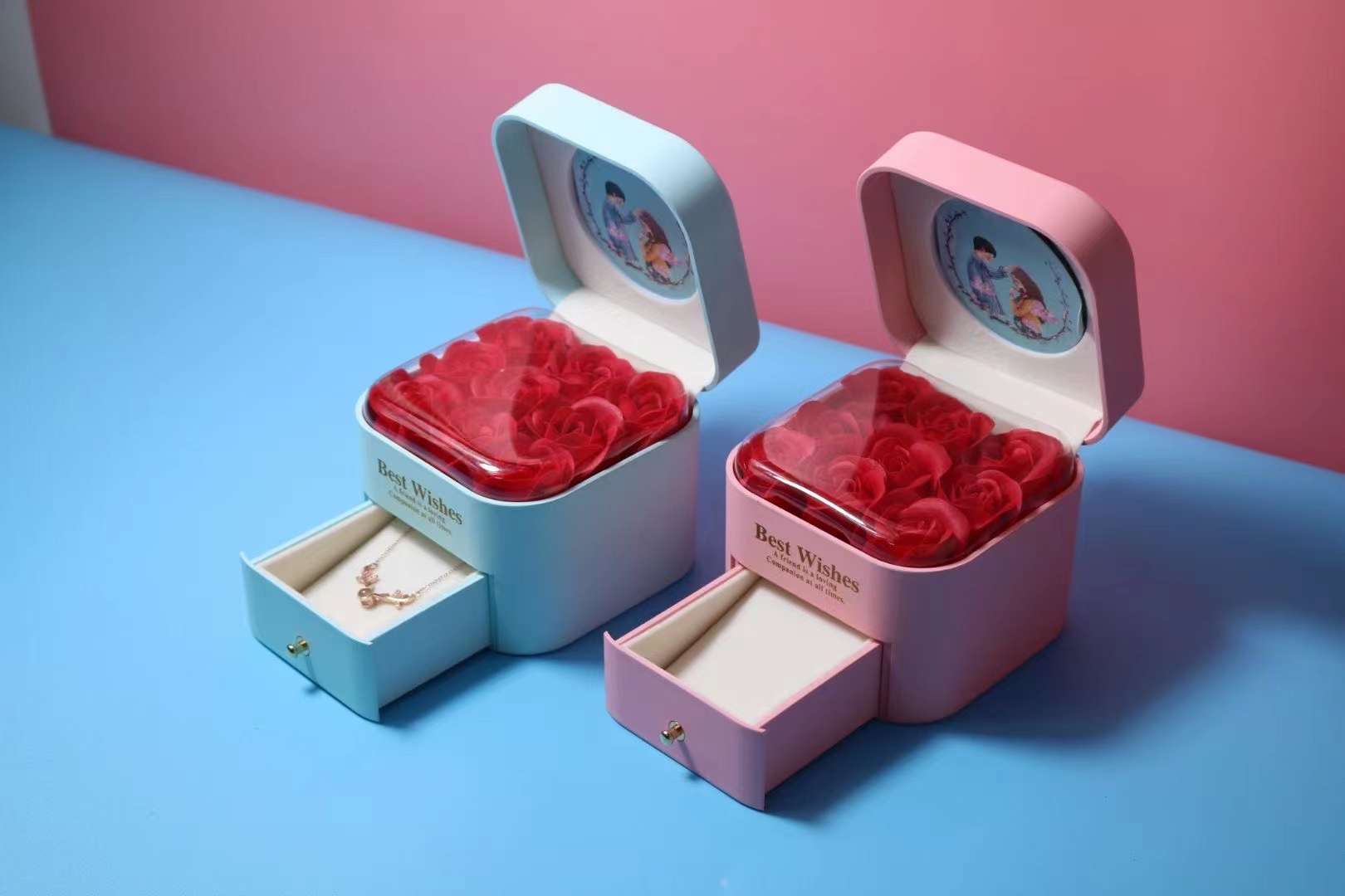 玫瑰盒/情人节包装盒/收纳盒细节图