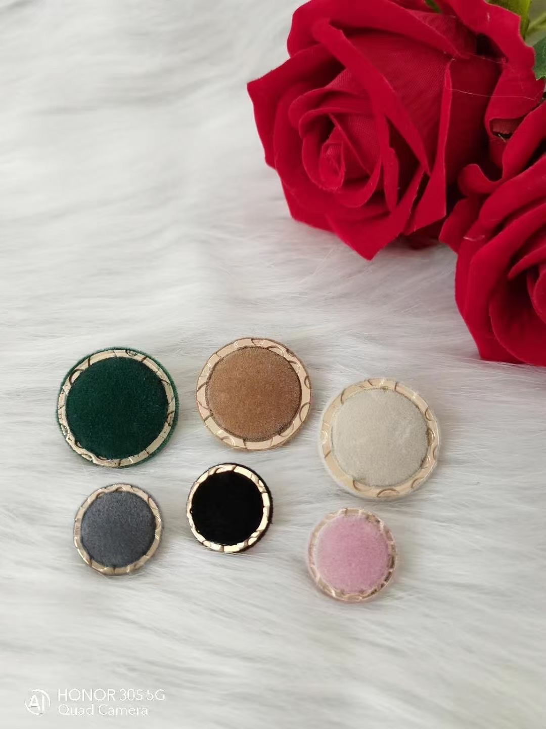 Plastic Decoration Buckle Nylon Combination Button Double Button Men's And Women's Casual Coat Trench Coat Sweater Coat Suit Button details Picture